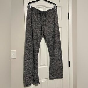 Barefoot Dreams CozyChicLite Sweatpants Size XL Marbled Black